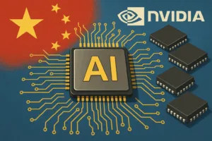 China busca triplicar produção de chips de IA para reduzir dependência da Nvidia