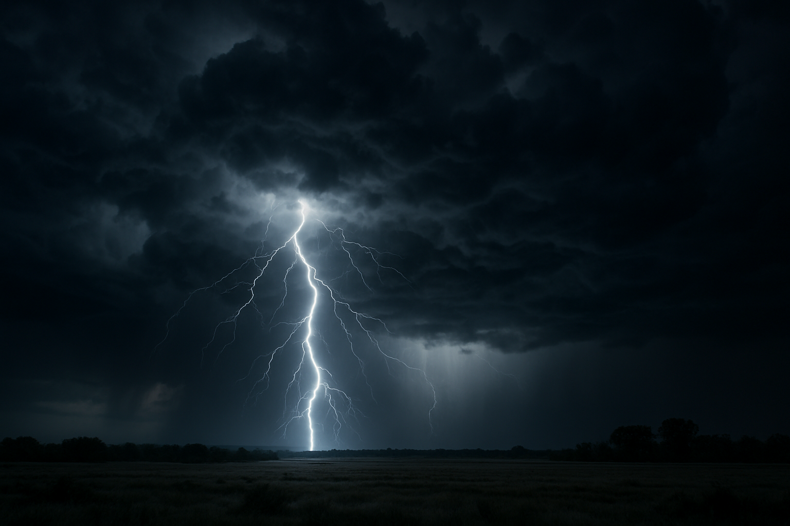 Tempestade com raios