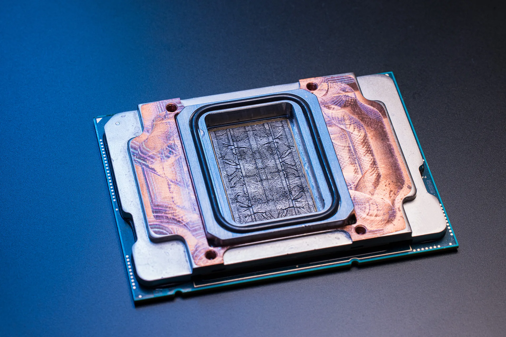 Chips de IA sendo resfriados por microfluídica da Microsoft