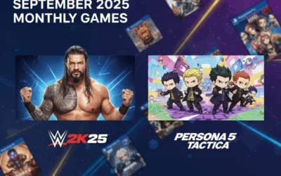 PlayStation Plus Setembro 2025: WWE 2K25 e Persona 5 Tactica Lideram a Lista de Jogos Imperdíveis