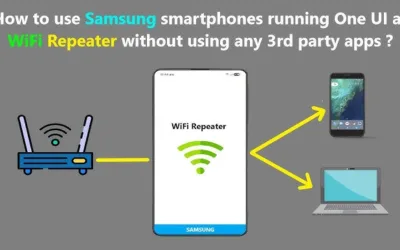 Como usar smartphones Samsung como repetidor WiFi
