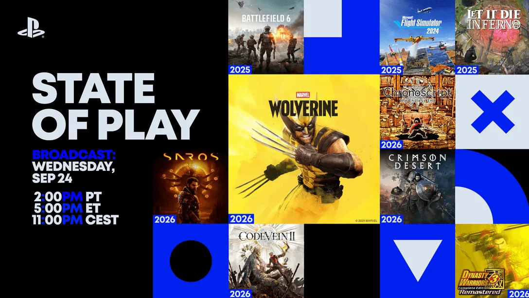 State of Play Setembro 2025: Anúncios e Trailers
