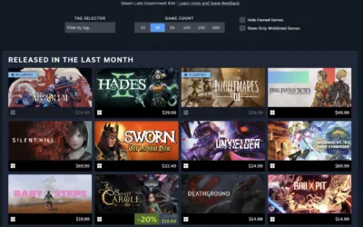 Steam revoluciona a descoberta de jogos com o Calendário Pessoal