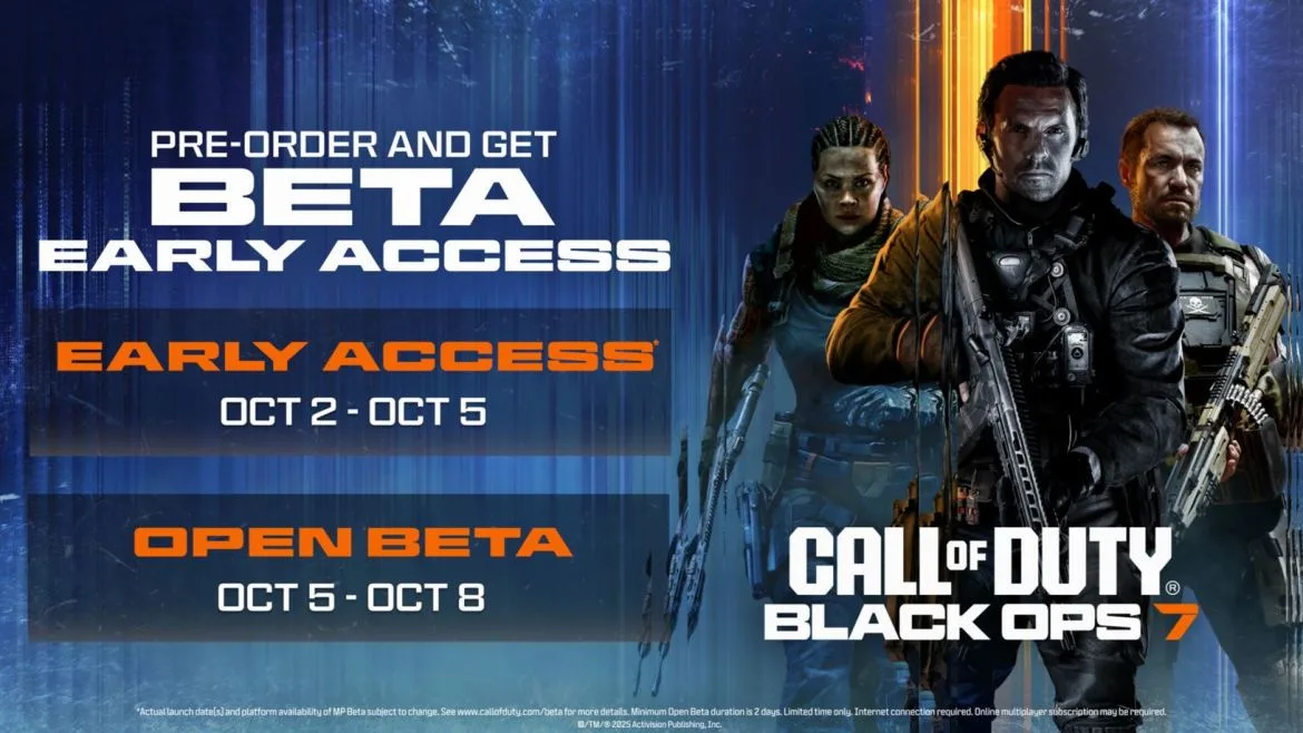 Call of Duty Black Ops 7 beta estendido por 24 horas com acesso antecipado e beta aberto