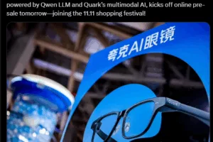Alibaba lança óculos inteligentes Quark AI: Desafio direto à Meta e Apple?