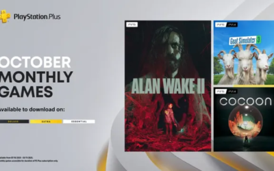PlayStation Plus: Jogos Mensais de Outubro de 2025 Revelados com Alan Wake 2, Goat Simulator 3 e Cocoon