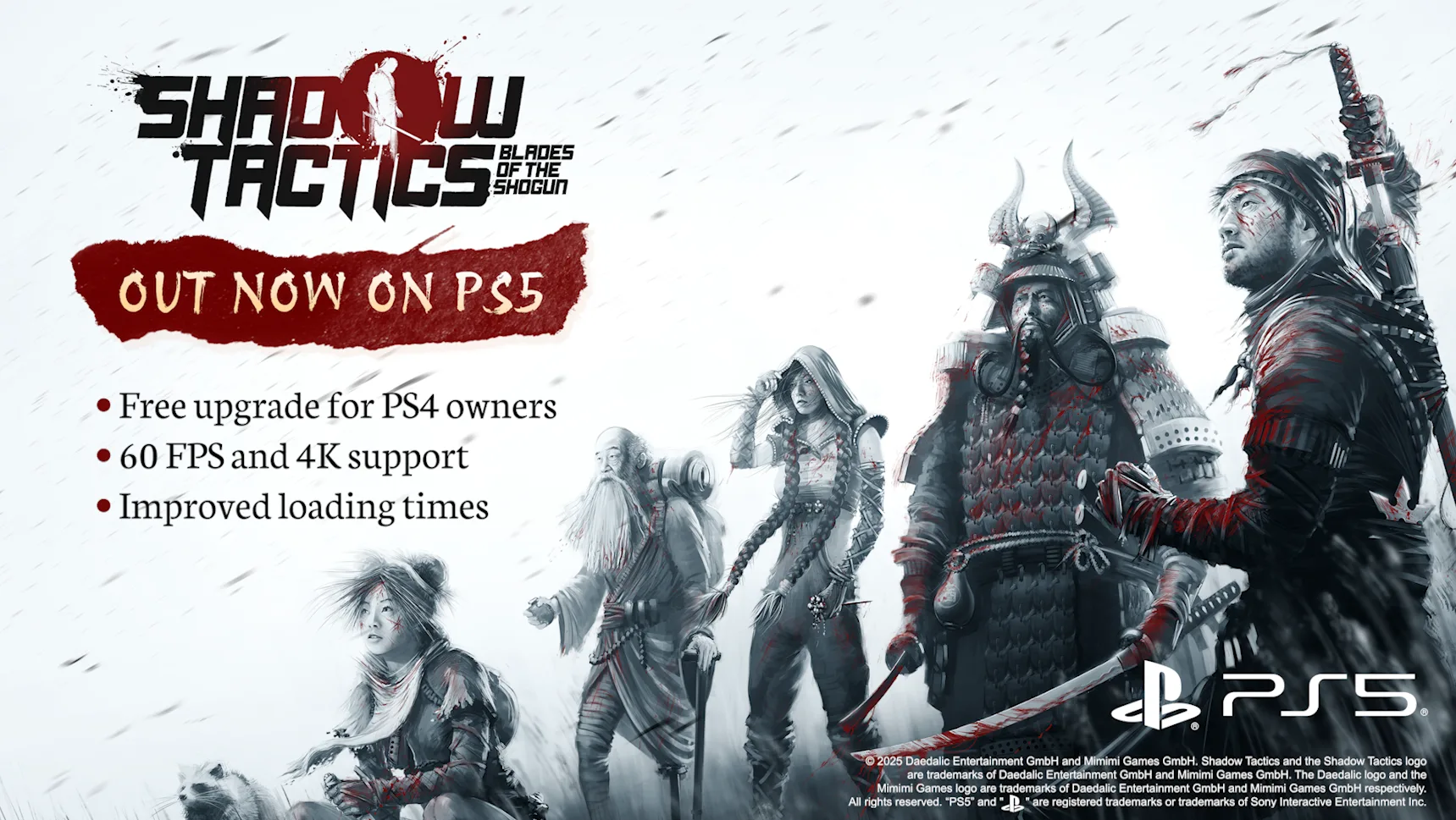 Glitch na PSN Permite Baixar Shadow Tactics: Blades of the Shogun de Graça no PS5