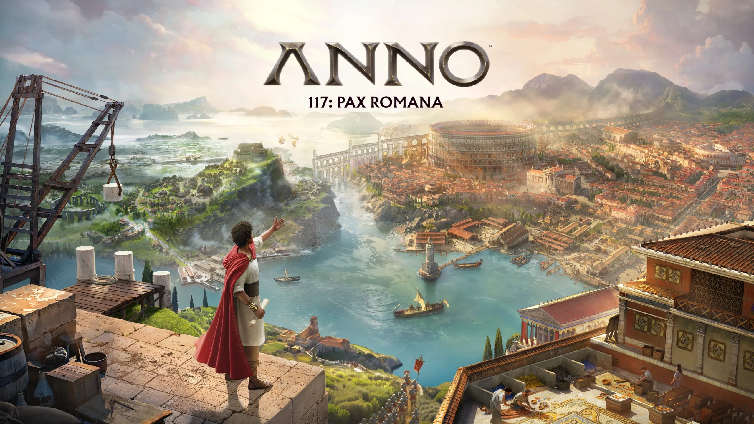 Anno 117: Pax Romana Detalha Foco em Acessibilidade e Lançamento Simultâneo