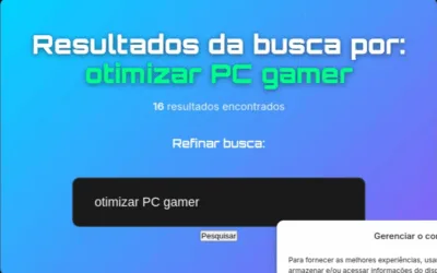 Otimizar PC Gamer: Guia Completo de Configuração e Hardware para Máximo FPS