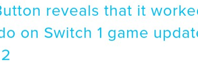 Panic Button Revela Ter Atualizado Jogos Clássicos do Switch para o Switch 2