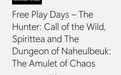 Free Play Days Xbox: 3 Jogos Grátis para Jogar Neste Fim de Semana