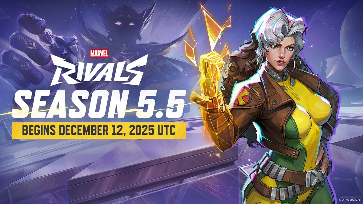 Marvel Rivals: Season 5.5 Chega com a Heroína Rogue e Evento de Fim de Ano