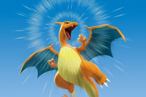 Charizard Alfa em Pokémon Legends Z-A: Resgate o Código B1G0006
