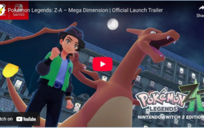 Pokémon Legends: Z-A: DLC Mega Dimension Chega com Trailer Oficial